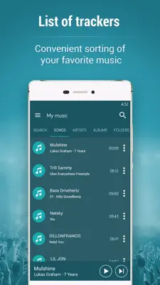 Mobi Music Player android App screenshot 2